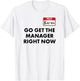 Karen Halloween Idea Costume Speak to The Manager Funny T-Shirt - T-Shirt | White