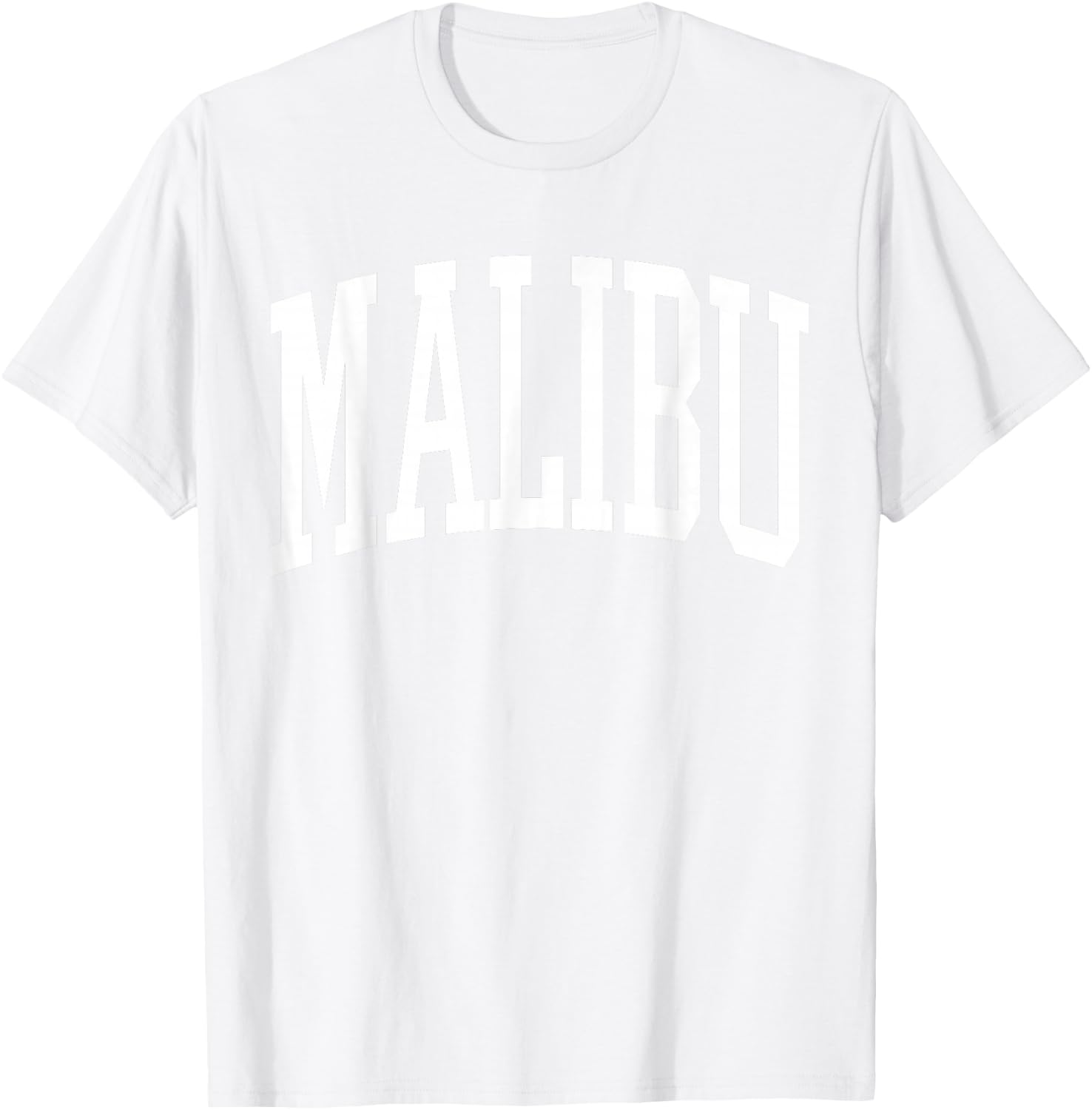 Preppy Trendy Malibu California T-Shirt - T-Shirt | White