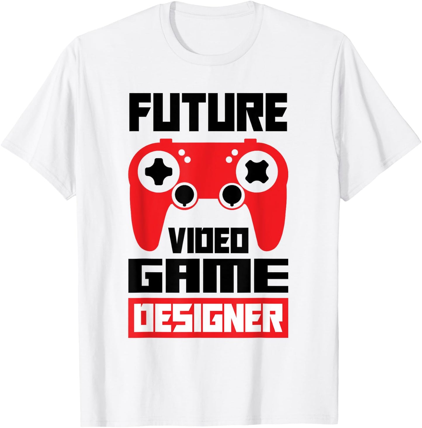 Future Video Game Designer Video Game Player Gamer Gaming T-Shirt - T-Shirt | White
