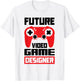 Future Video Game Designer Video Game Player Gamer Gaming T-Shirt - T-Shirt | White