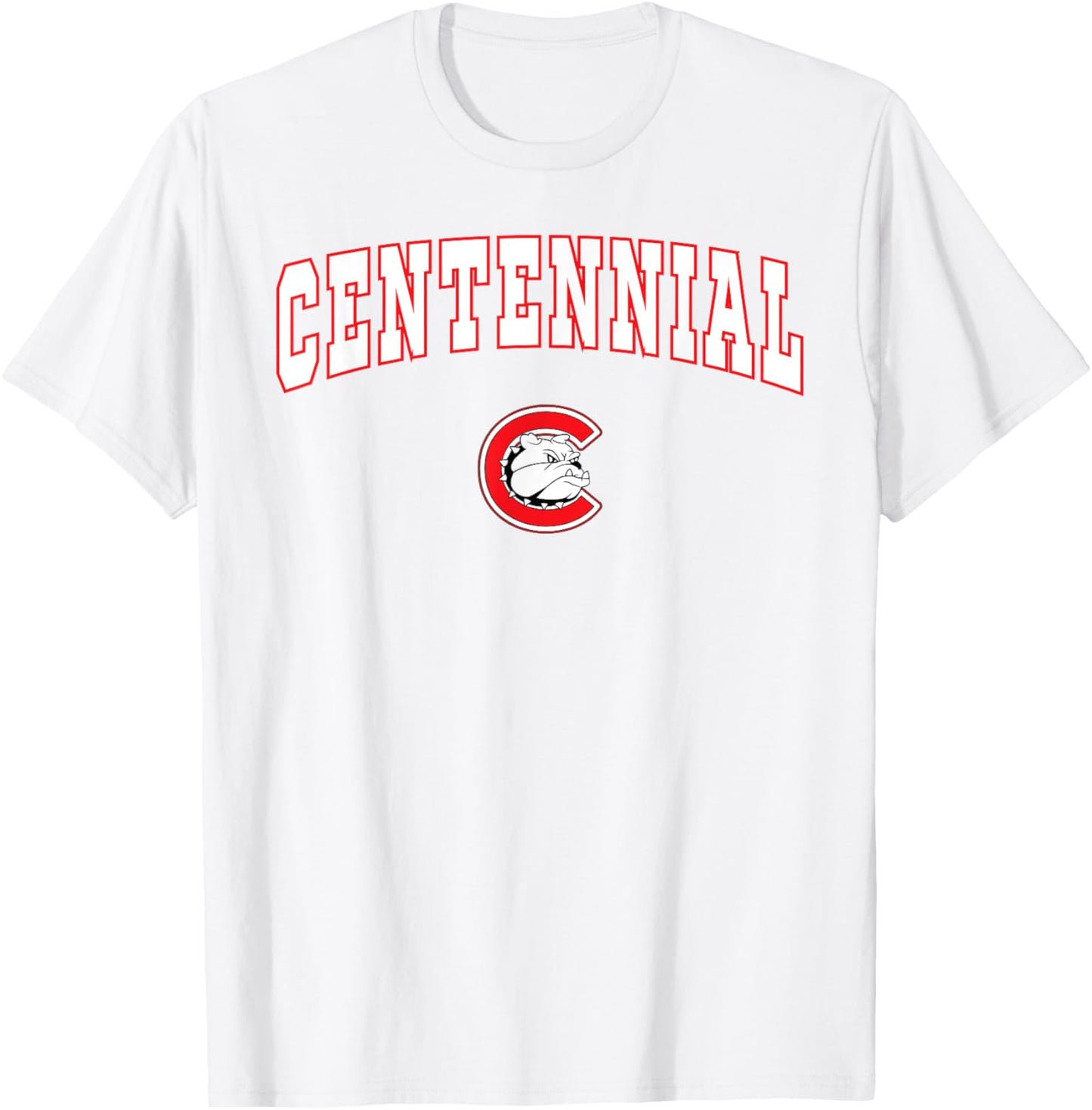 Centennial High School Bulldogs T-Shirt - T-Shirt | White