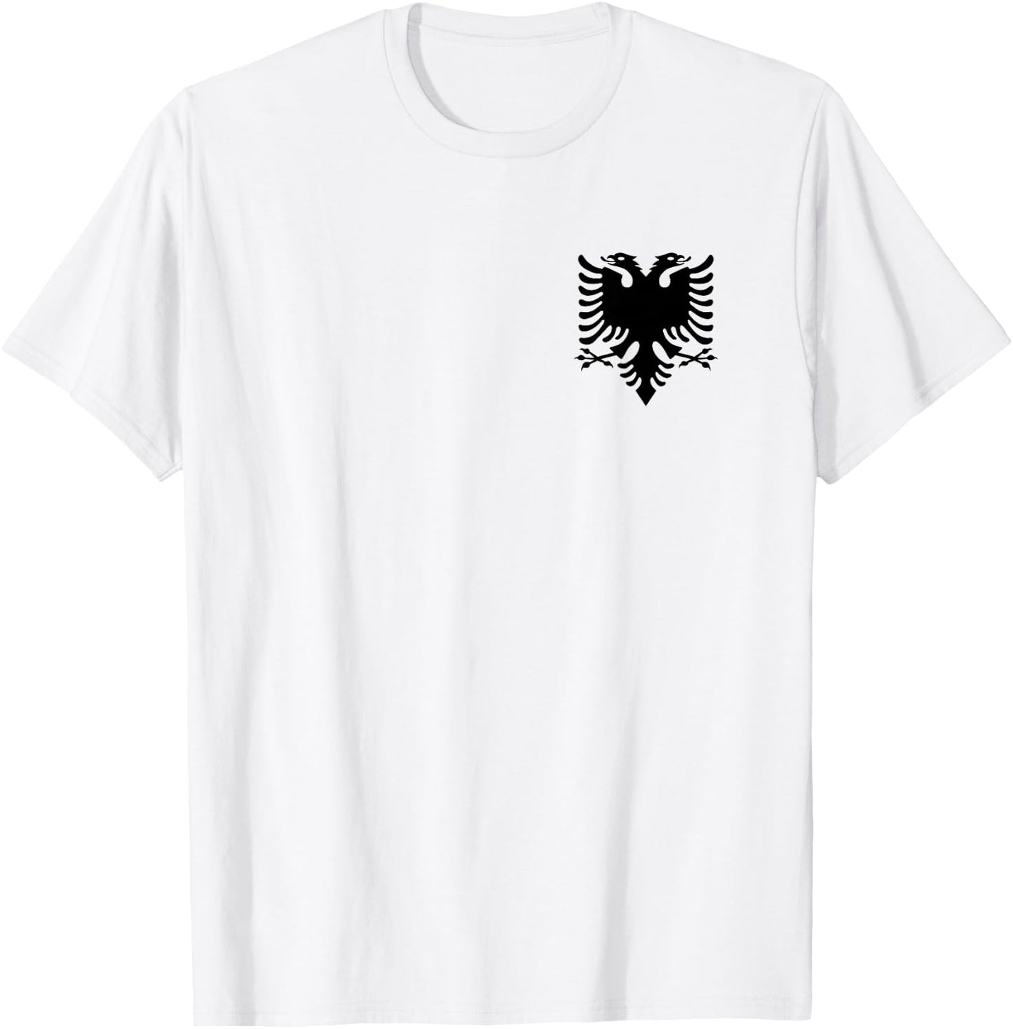 Albanian Flag Shqip Shqiponja Albanian Eagle Albania T-Shirt - T-Shirt | White