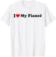 I Heart My Fiancé T-Shirt - T-Shirt | White