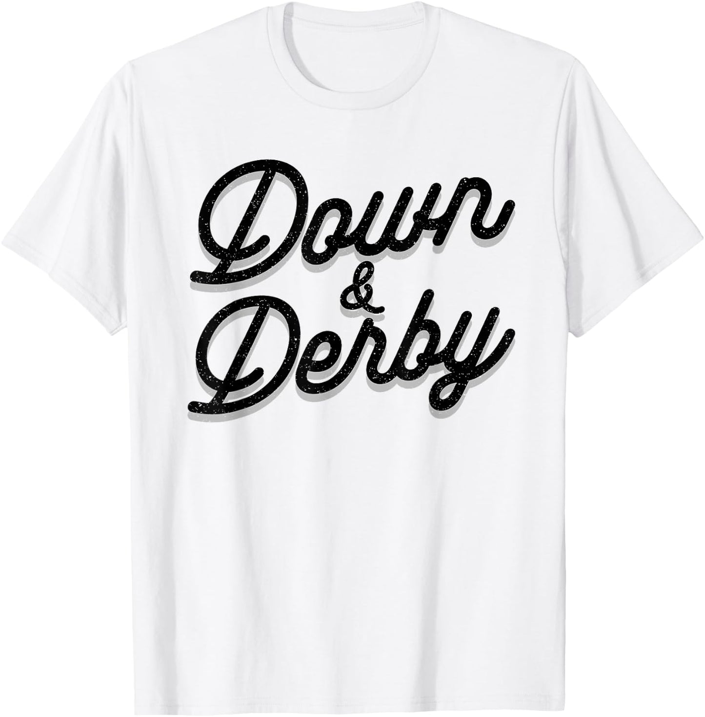 Funny Horse Racing Vintage Down And Derby KY Derby Horse T-Shirt - T-Shirt | White