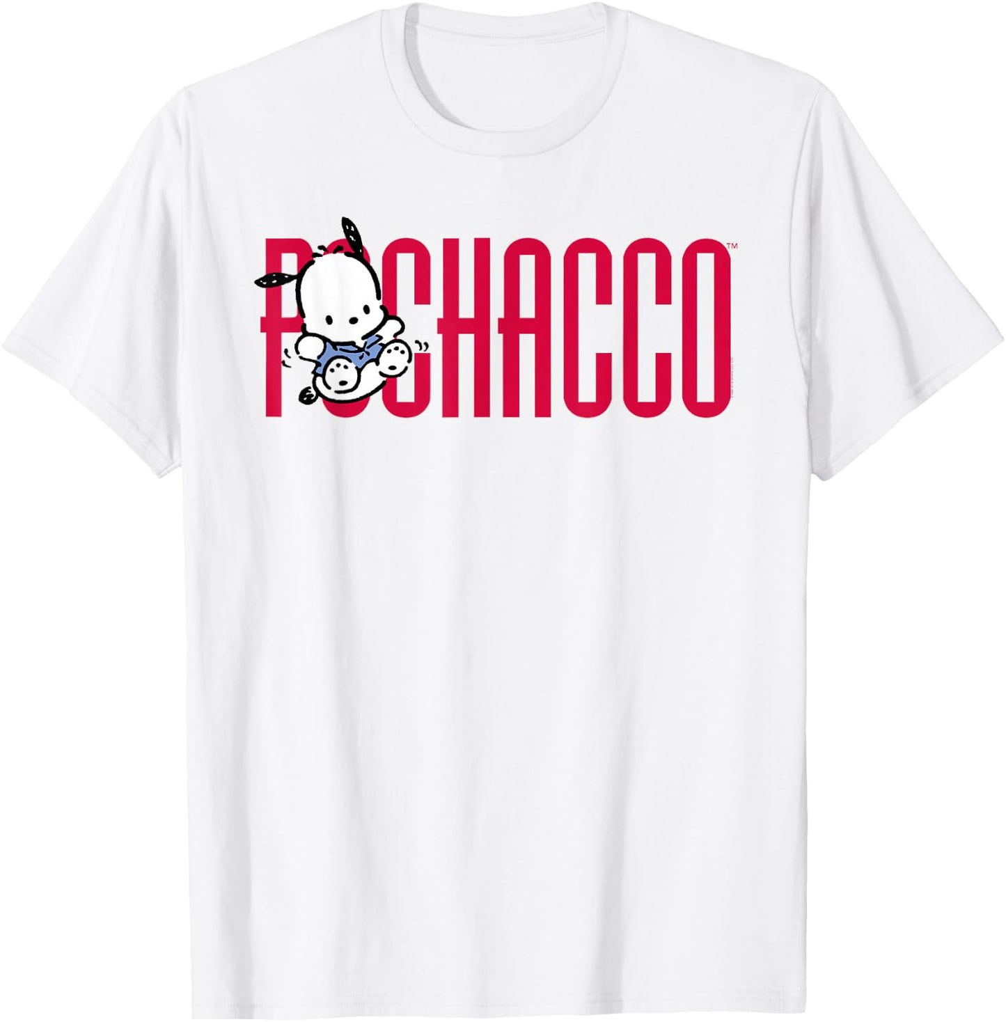 Pochacco Big Logo Shirt T-Shirt - T-Shirt | White