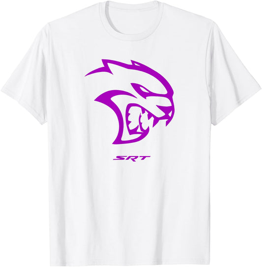 Dodge Hellcat Purple T-Shirt - T-Shirt | White