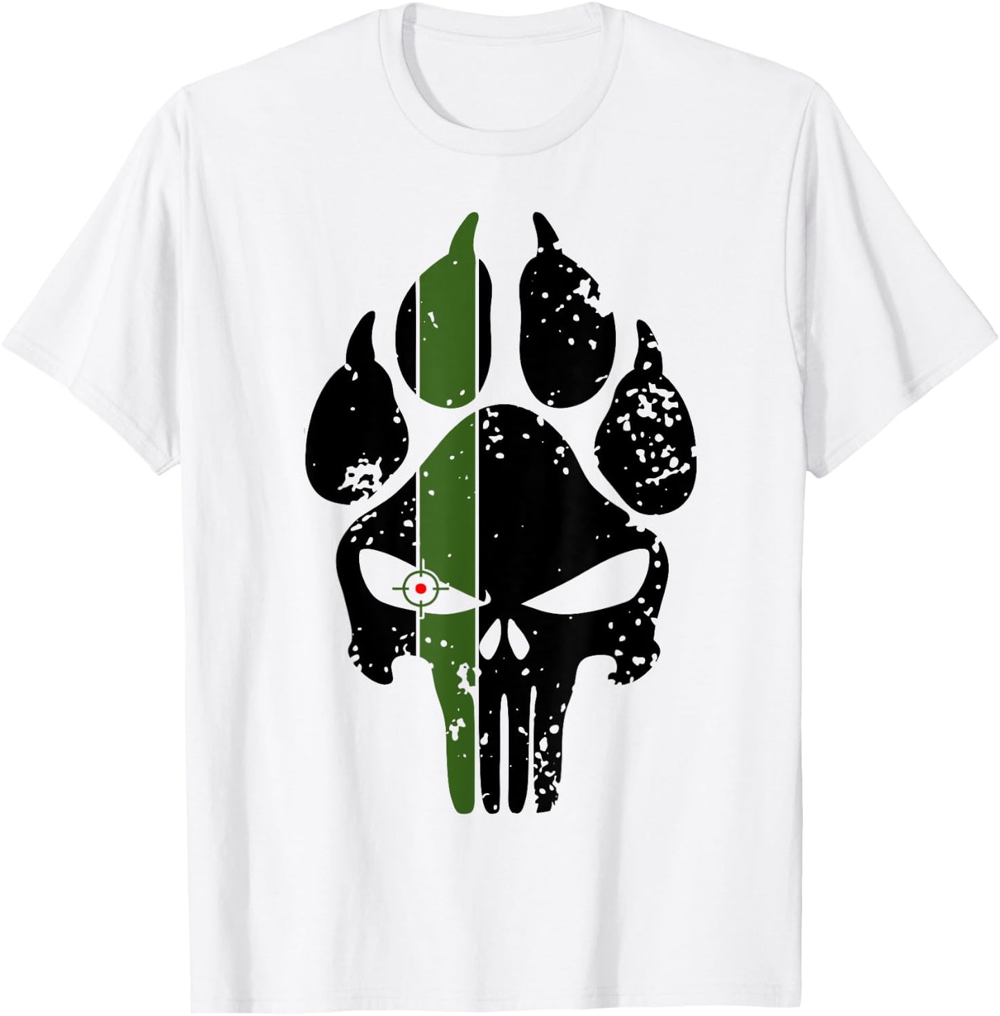 Military Working Dog K9 Soldier Dog Combat Soldier Shirt Women T-Shirt - T-Shirt | White