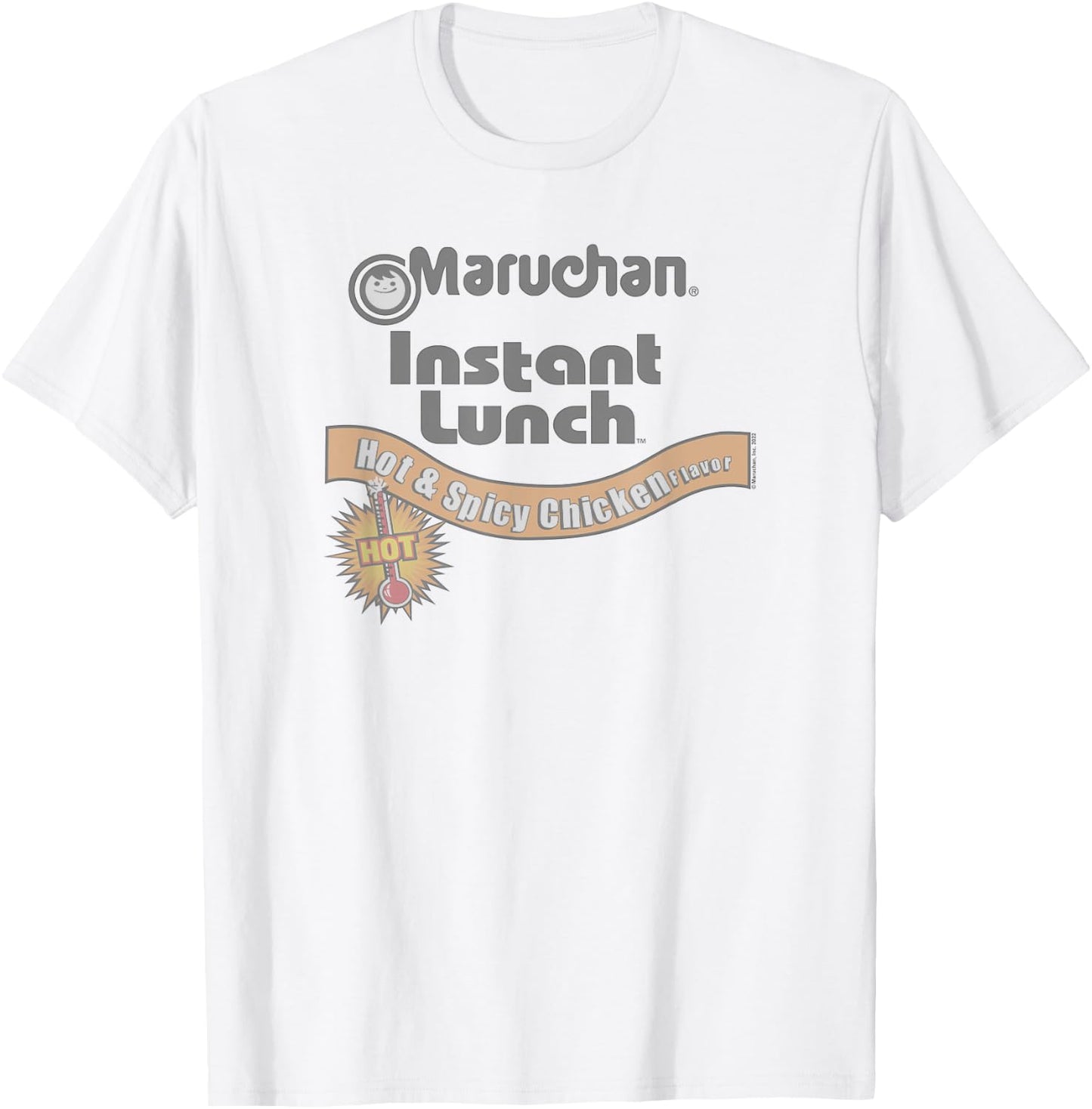 Maruchan Instant Lunch Hot & Spicy Chicken Flavor Logo T-Shirt - T-Shirt | White