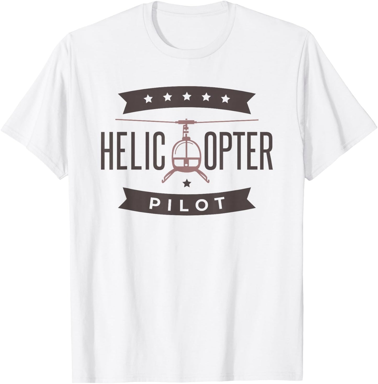 Helicopter Pilot, Helicopter Aviation Pilot T-Shirt - T-Shirt | White