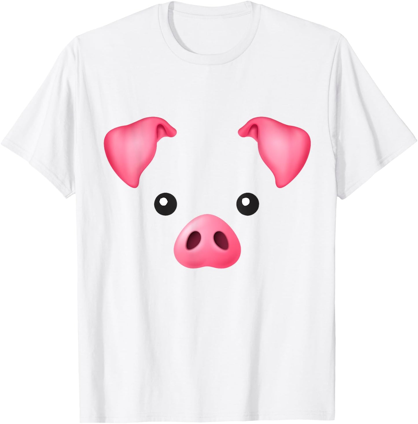 DIY Halloween Costume Pink Pig Costume for Kids Adults Shirt T-Shirt - T-Shirt | White