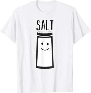 Salt Matching Best Friend BFF Couple Set T-Shirt - T-Shirt | White