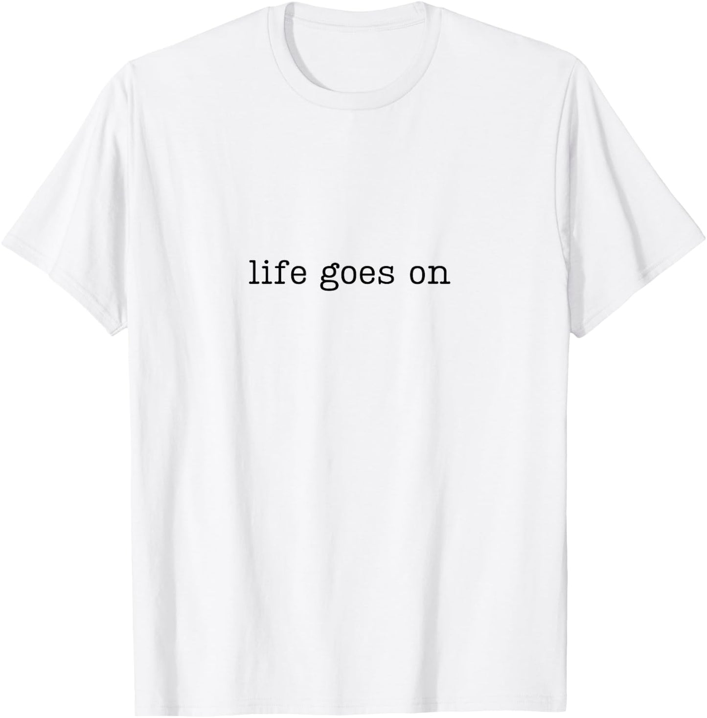 BTS Life Goes On Minimalist T-Shirt - T-Shirt | White