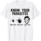 Know Your Parasites Deer Tick Dog Tick Luna Tick T-Shirt - T-Shirt | White