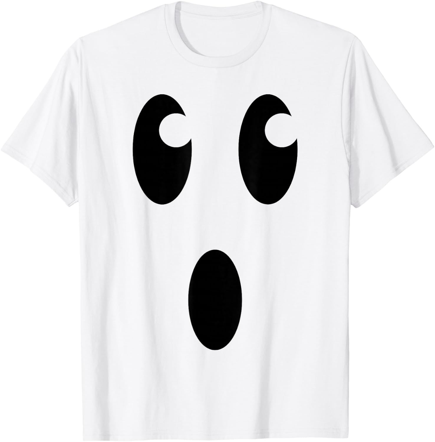 Halloween Ghost White , Men and Children T-Shirt - T-Shirt | White
