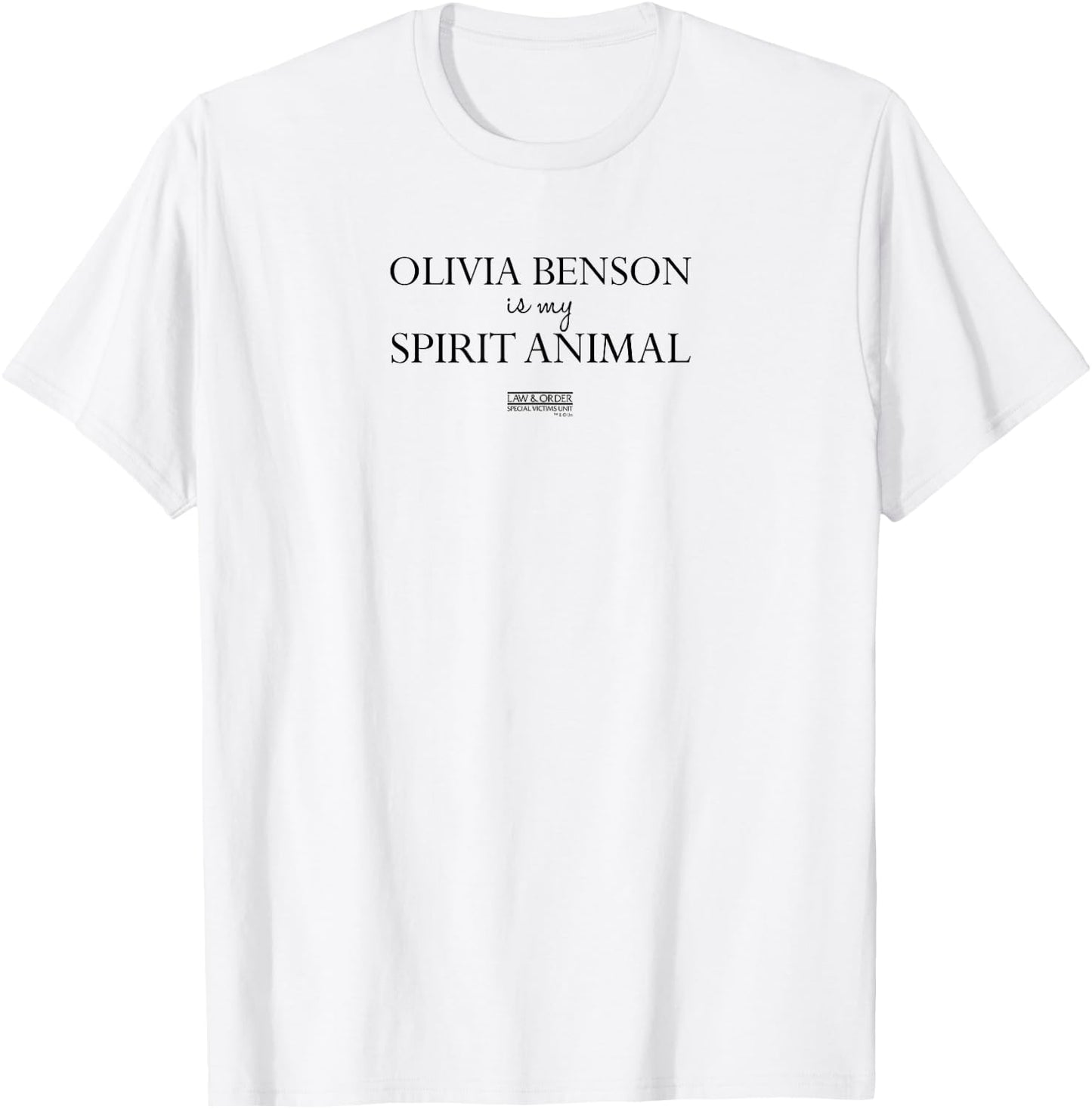 Olivia Benson is my Spirit Animal T-Shirt - T-Shirt | White