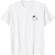 Little Ghost Subtle Halloween Fall Minimal Spooky Season T-Shirt - T-Shirt | White