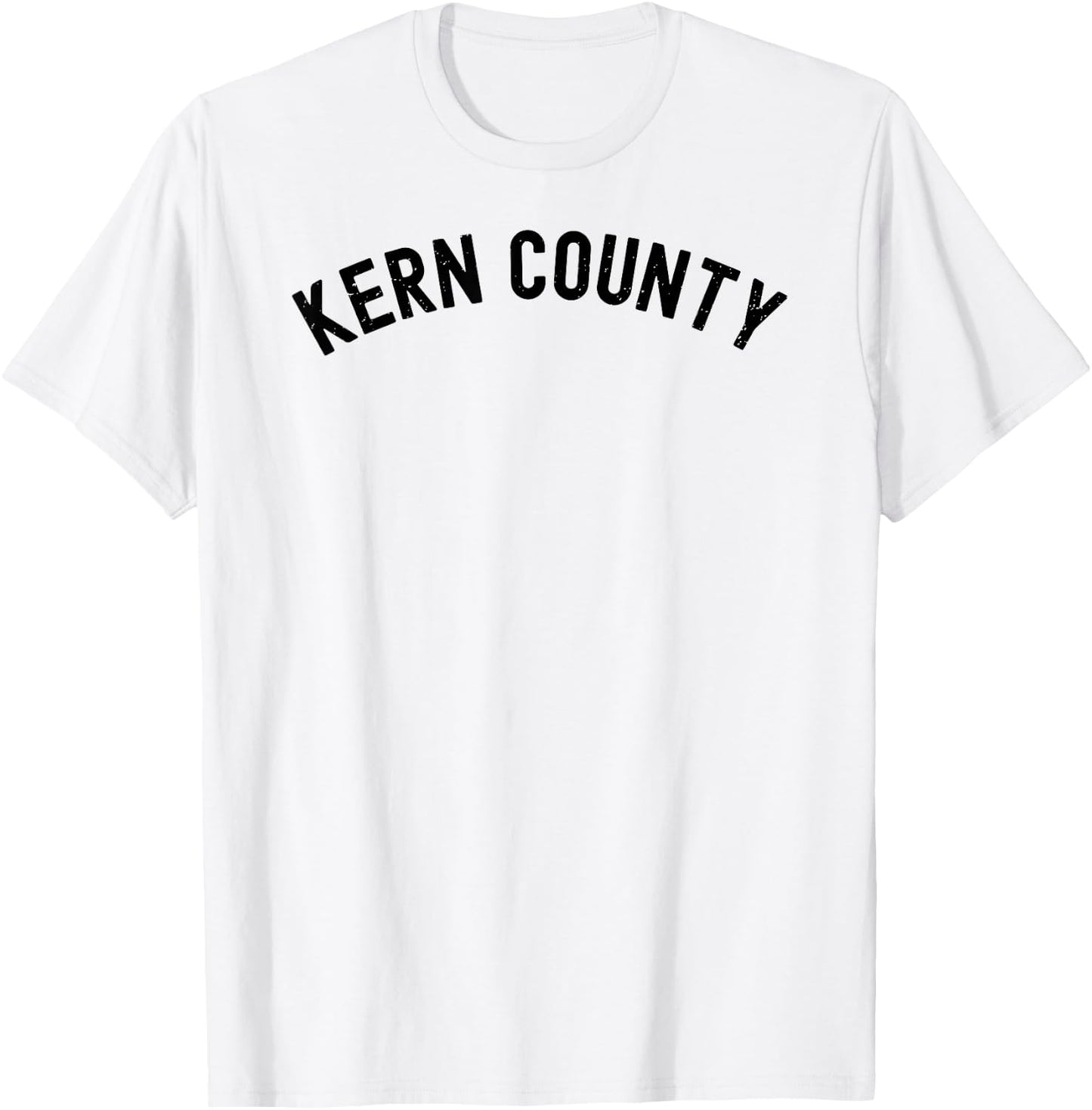 Kern County California Flag Vintage Forest River Camp Retro T-Shirt - T-Shirt | White