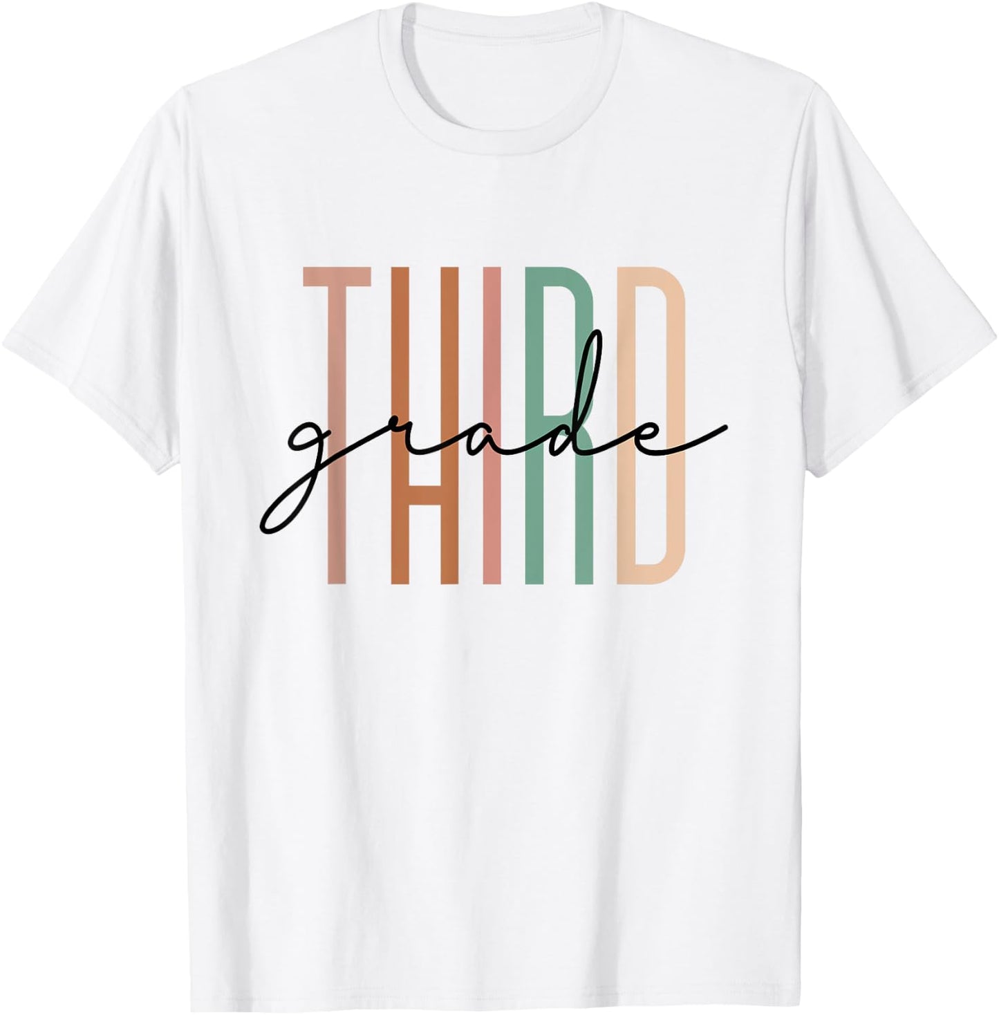 Third Grade Girls Boys Teacher Team 3rd Grade Squad T-Shirt - T-Shirt | White