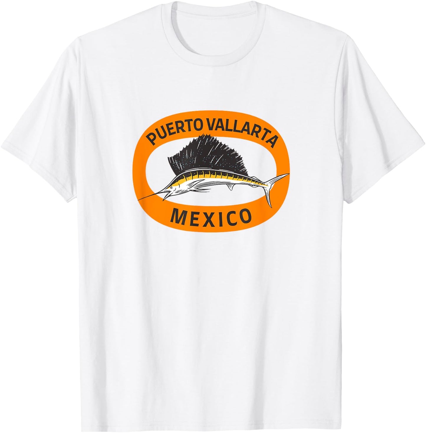Puerto Vallarta Mexico Sailfish T-Shirt - T-Shirt | White