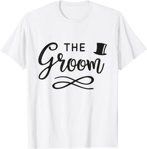 The Groom Groom To Be Vintage Men Wedding Day T-Shirt - T-Shirt | White
