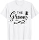 The Groom Groom To Be Vintage Men Wedding Day T-Shirt - T-Shirt | White