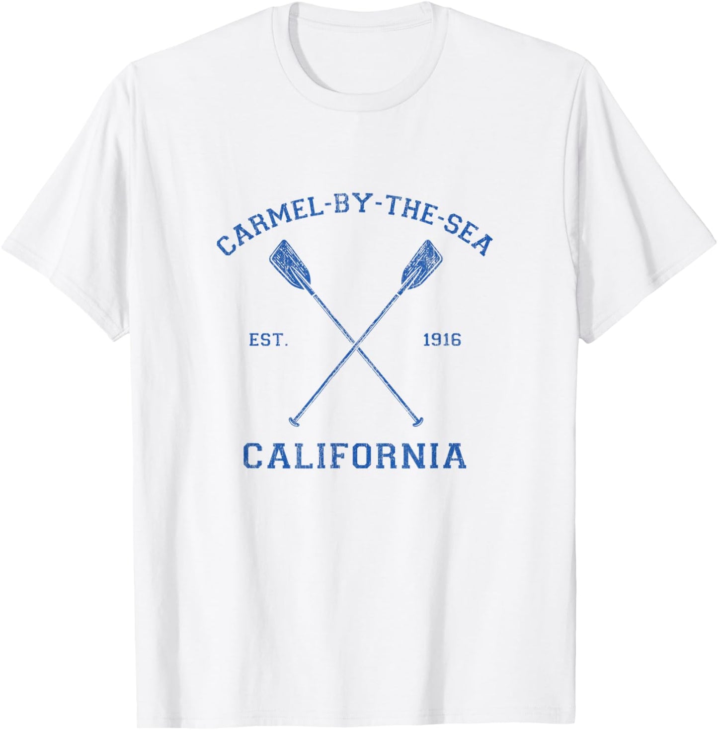 Vintage Carmel-By-the=Sea Vacation T-Shirt - T-Shirt | White