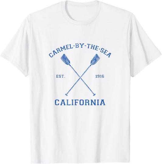 Vintage Carmel-By-the=Sea Vacation T-Shirt - T-Shirt | White