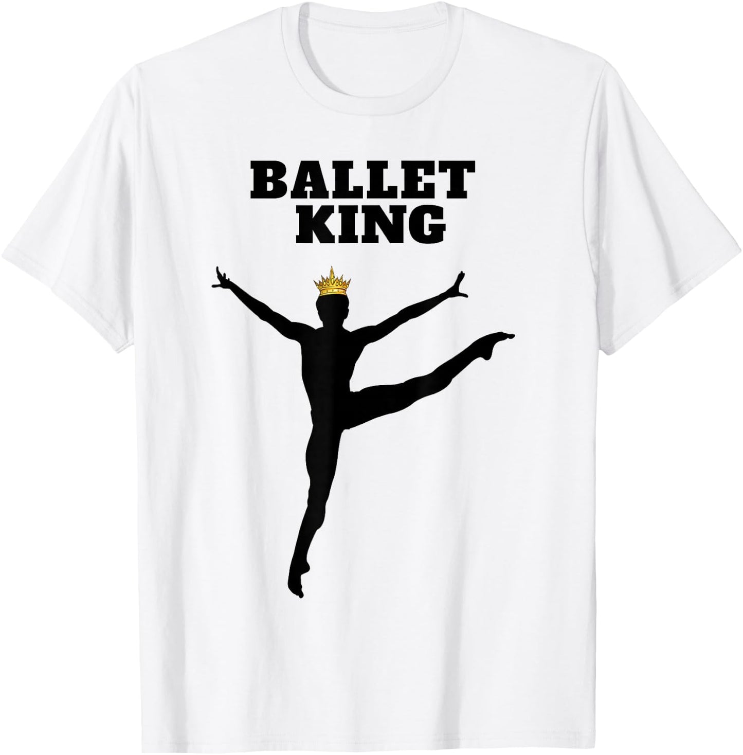 Ballet King | Ballet | Boys Ballet T-Shirt - T-Shirt | White
