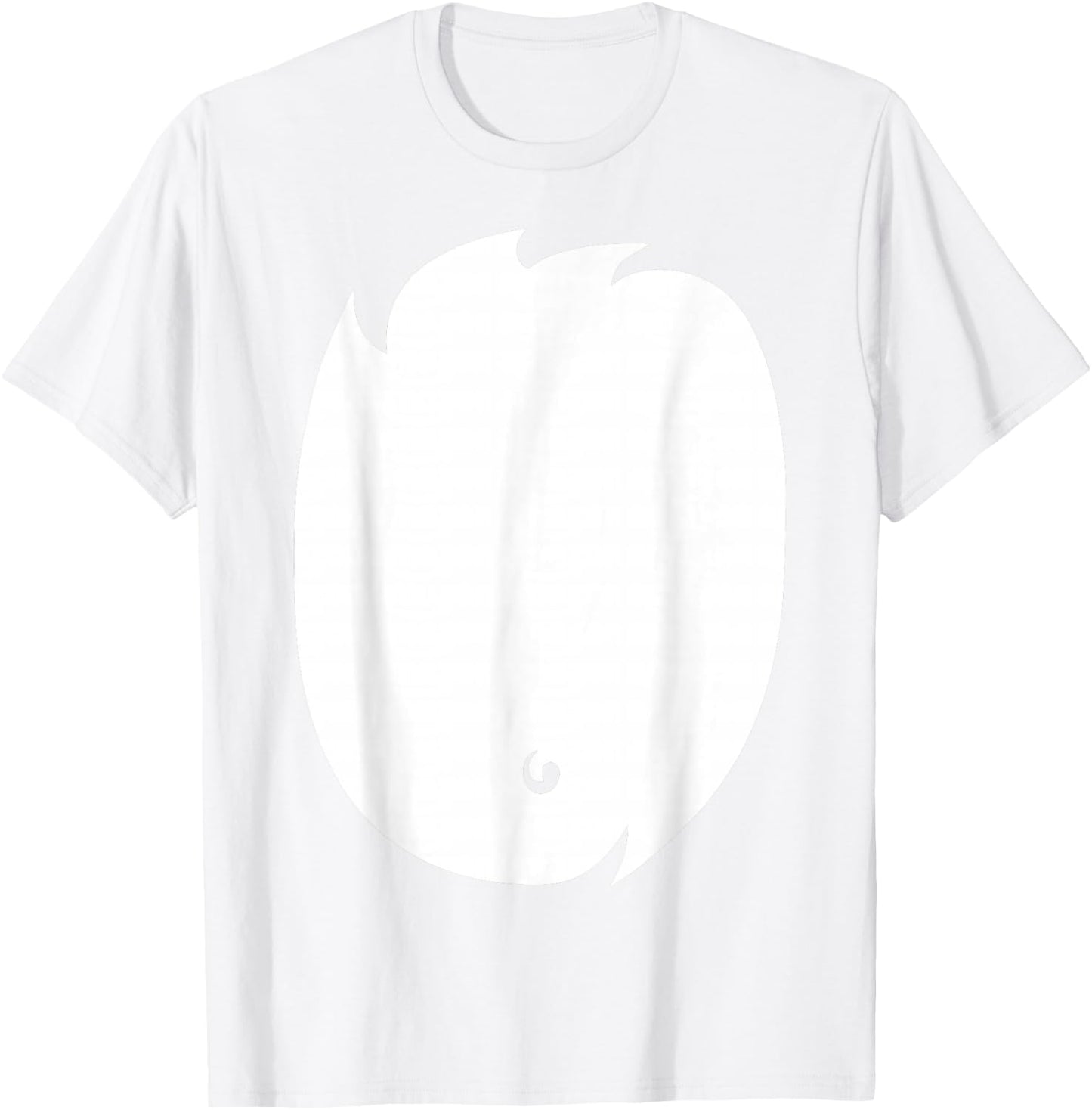 DIY Fancy Dress Fox Belly Costume Boys Girls Fox T-Shirt - T-Shirt | White
