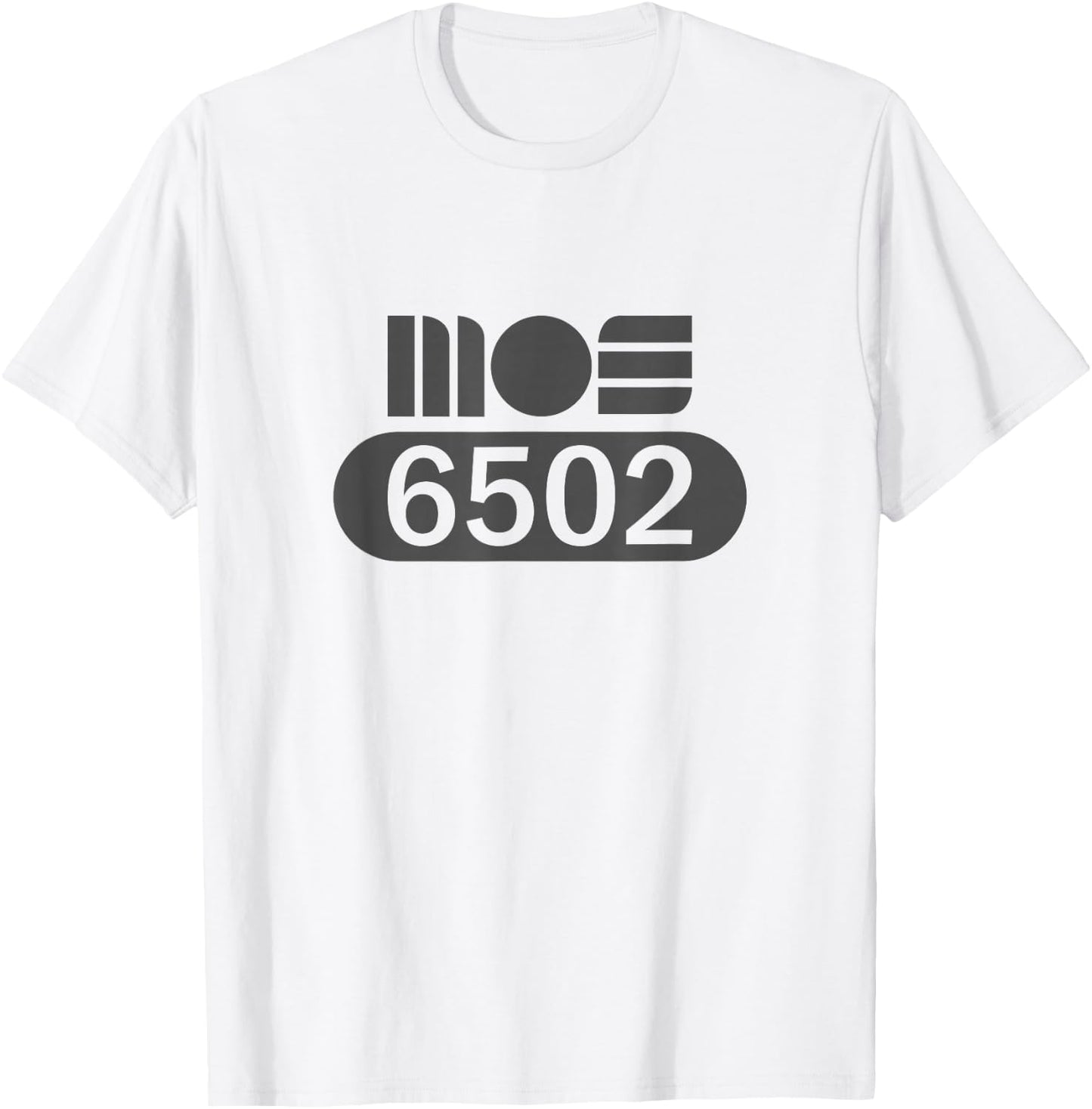 MOS 6502 CPU Retro Programmer Coder Processor Old School T-Shirt - T-Shirt | White