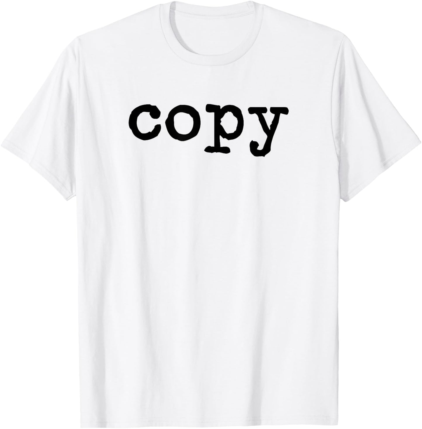 Copy funny matching family Copy+Paste T-Shirt - T-Shirt | White
