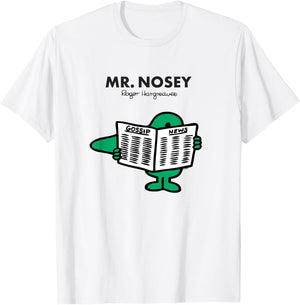 Mr. Men Mr. Nosey T-Shirt - T-Shirt | White