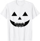 Pumpkin Braces Face for Teens Halloween Jack O Lantern T-Shirt - T-Shirt | White
