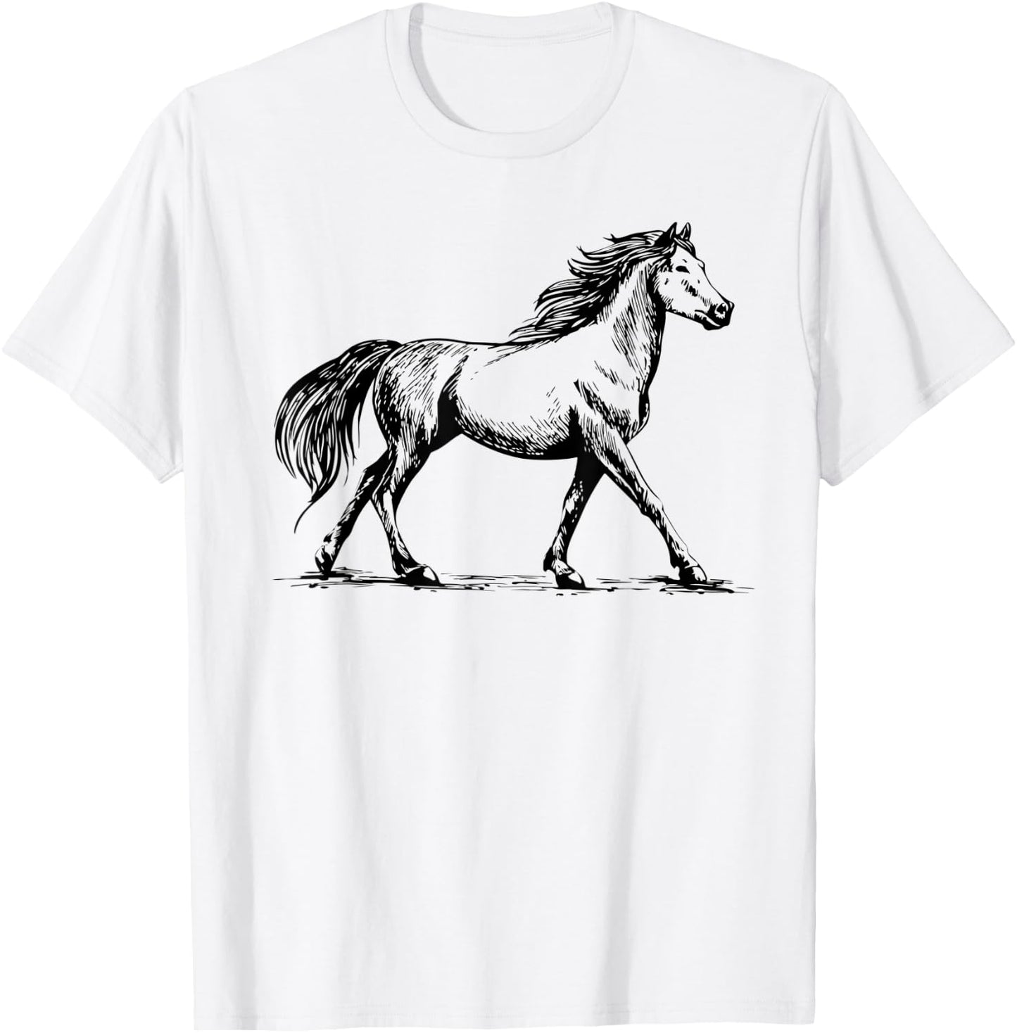 Horse Mare Stallion Rider Horsewoman Gifts Horse lover T-Shirt - T-Shirt | White