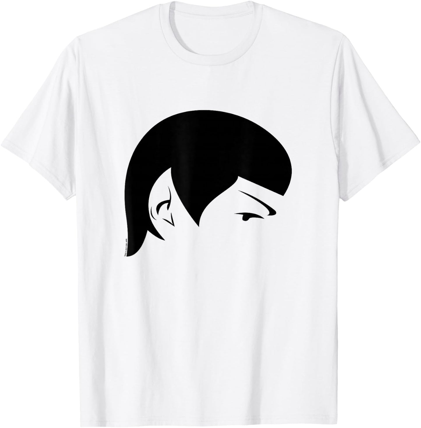 Star Trek Spock Outline T-Shirt - T-Shirt | White