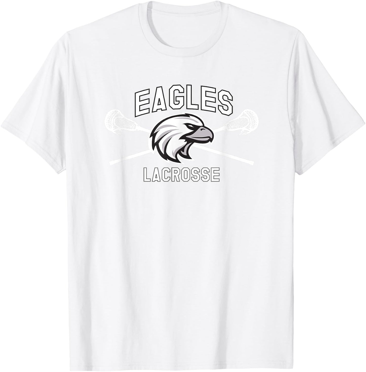 Franklin County Lacrosse Club Eagle Design T-Shirt - T-Shirt | White