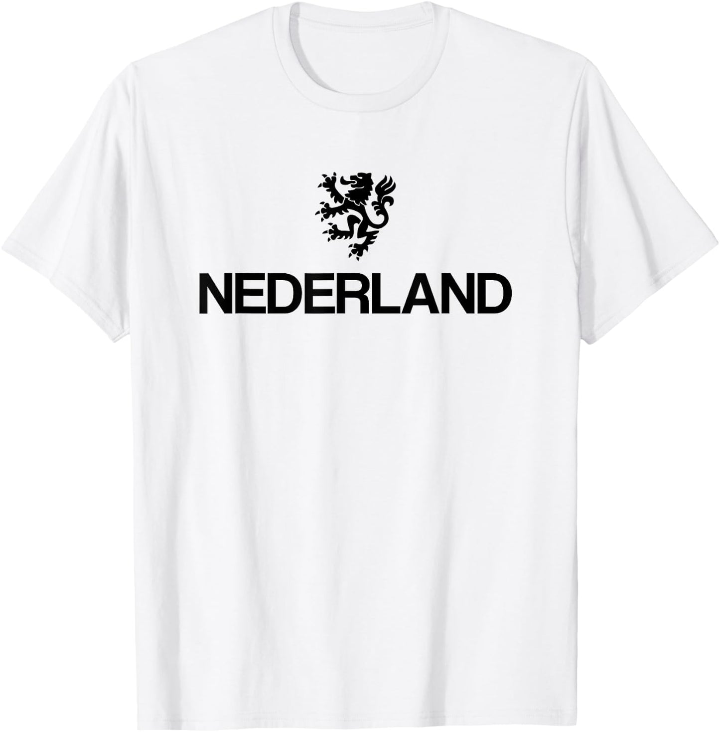 Holland Emblem Lion Nederland Netherlands T-Shirt - T-Shirt | White