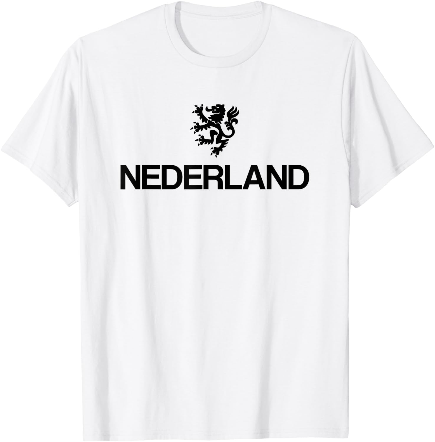 Holland Emblem Lion Nederland Netherlands T-Shirt - T-Shirt | White