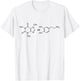Caffeine Equals Happiness - Molecule Dopamine Science Shirt T-Shirt - T-Shirt | White