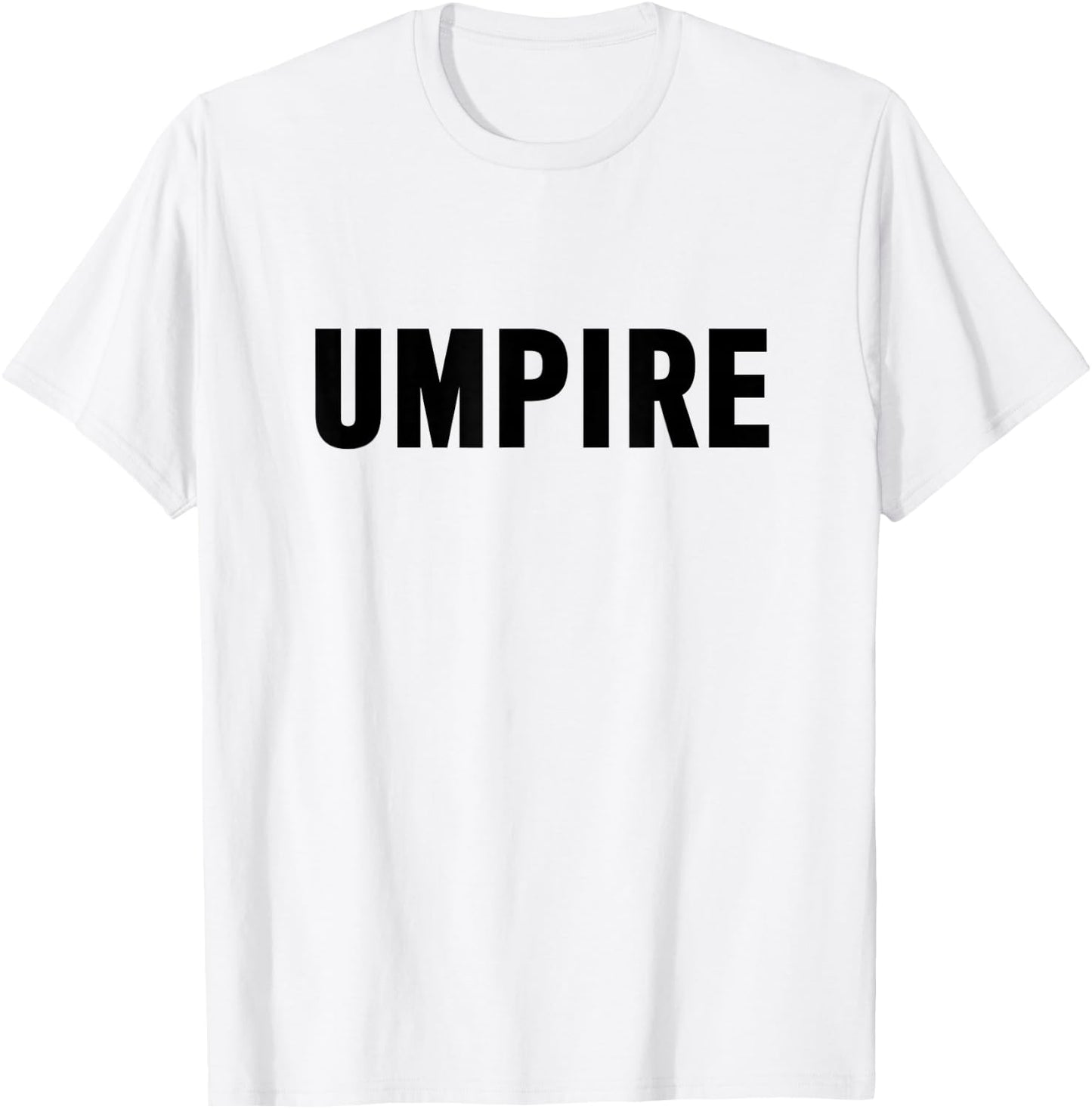 Umpire Shirt for Baseball, Umpire , Softball Umpire T-Shirt - T-Shirt | White