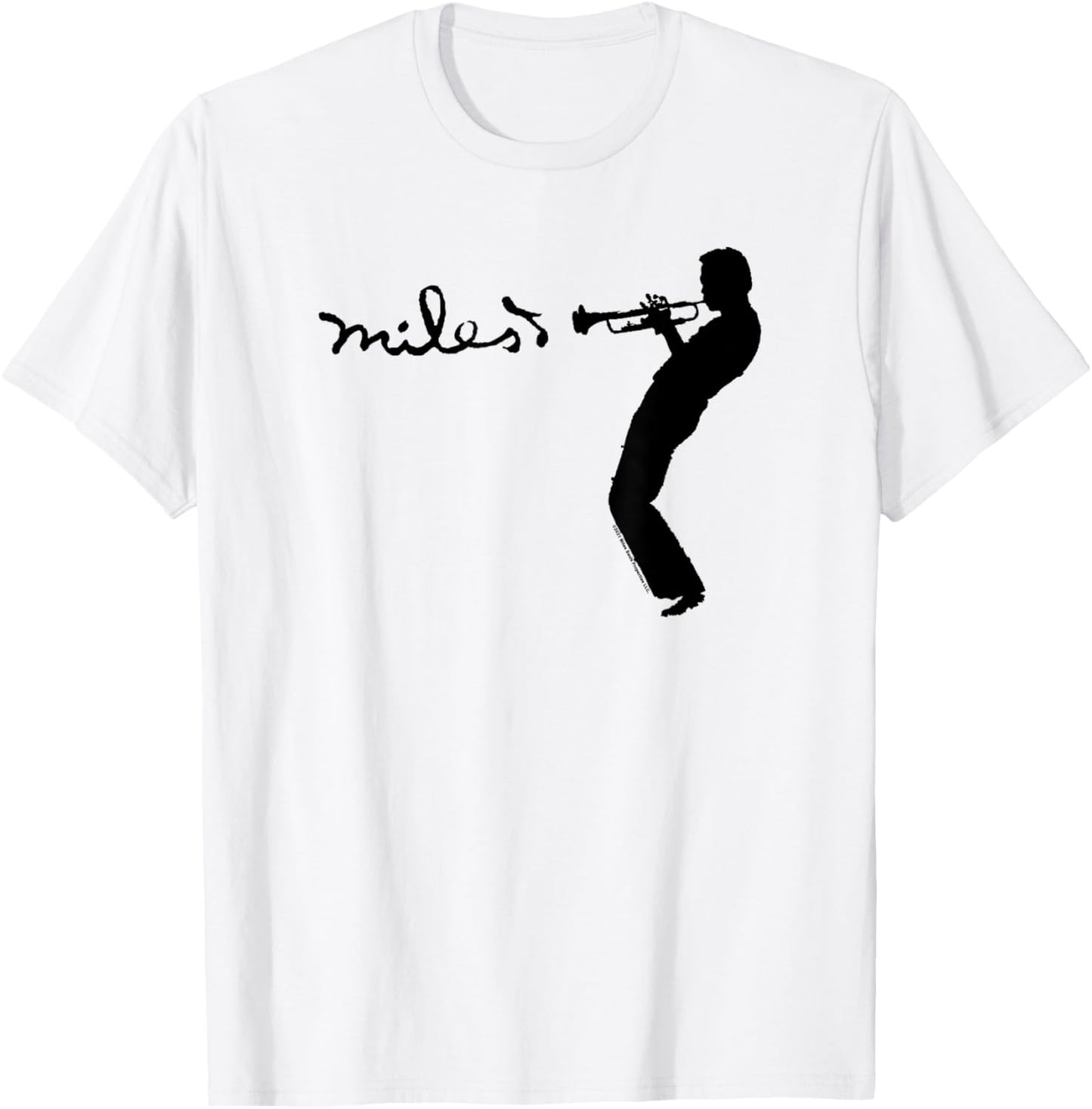 Miles Davis Groovin' Black Type T-Shirt - T-Shirt | White