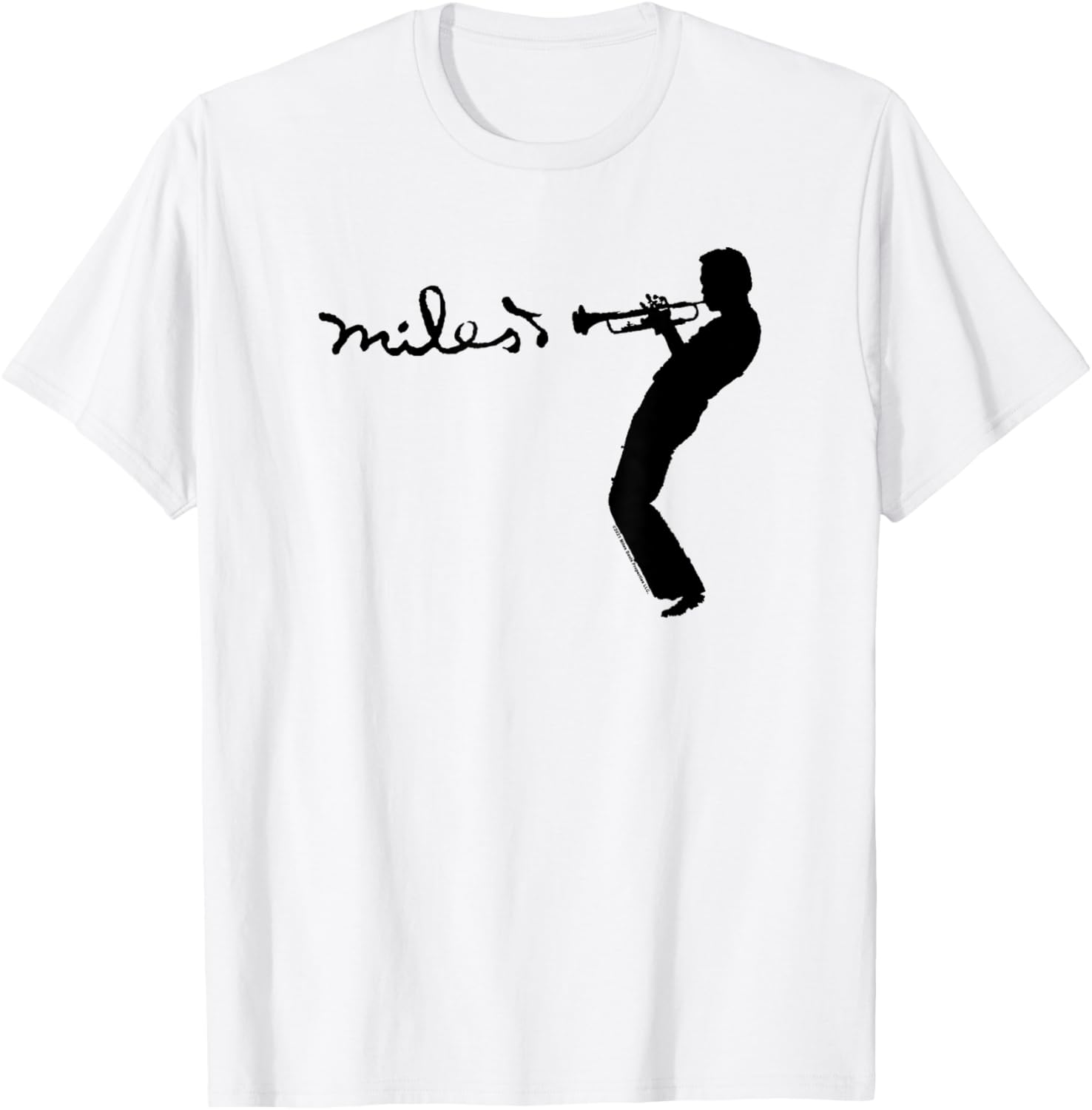 Miles Davis Groovin' Black Type T-Shirt - T-Shirt | White