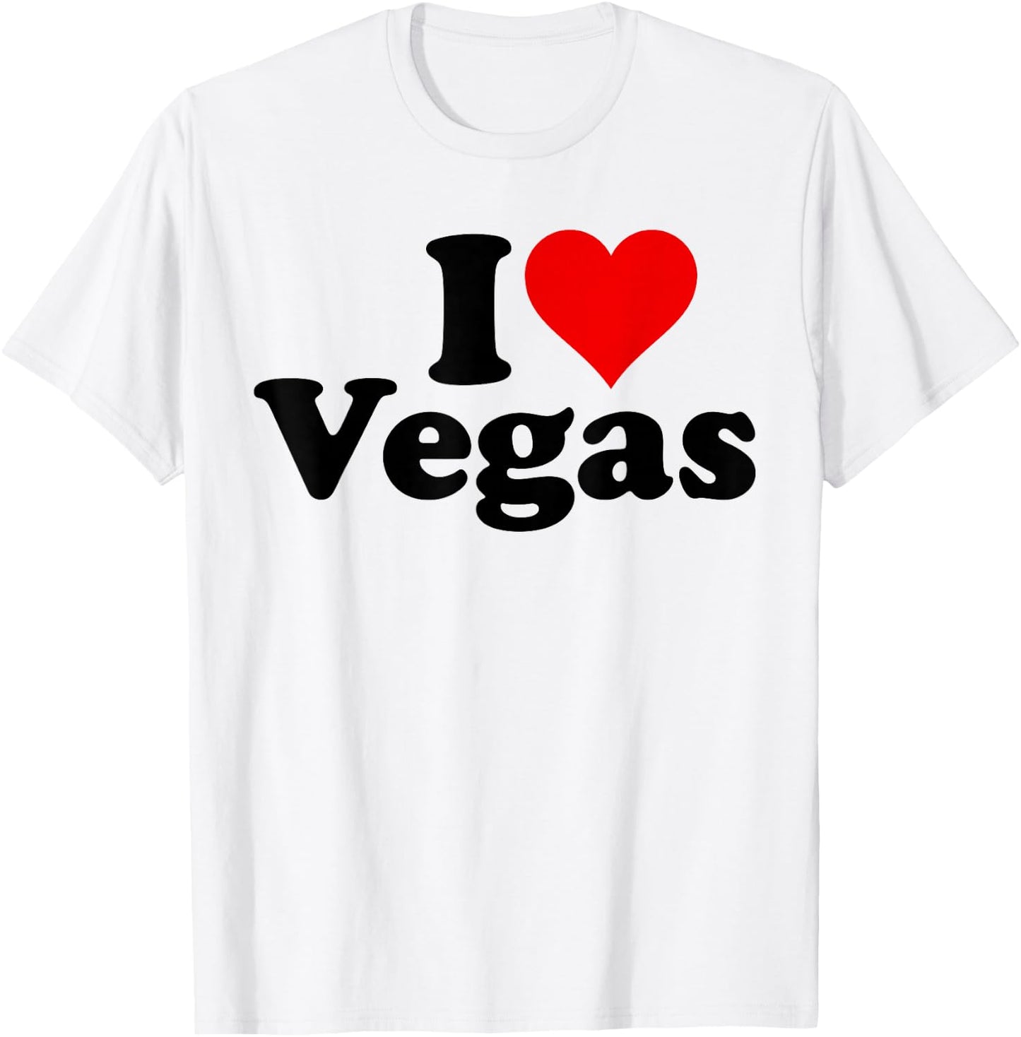 I Heart Love LAS Vegas Nevada T-Shirt - T-Shirt | White