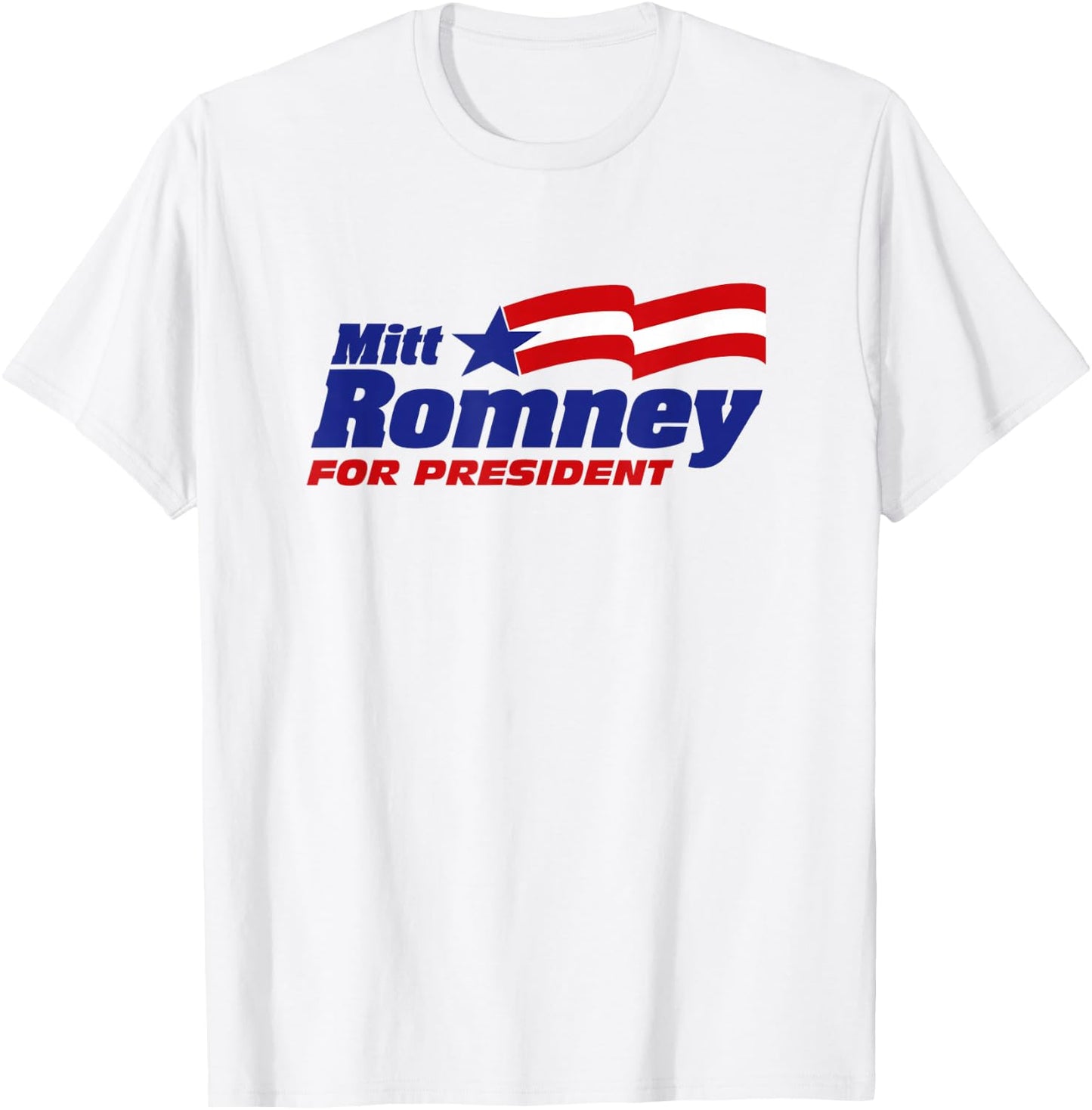 Mitt Romney For President 2024 Romney '24 Republican Patriot T-Shirt - T-Shirt | White