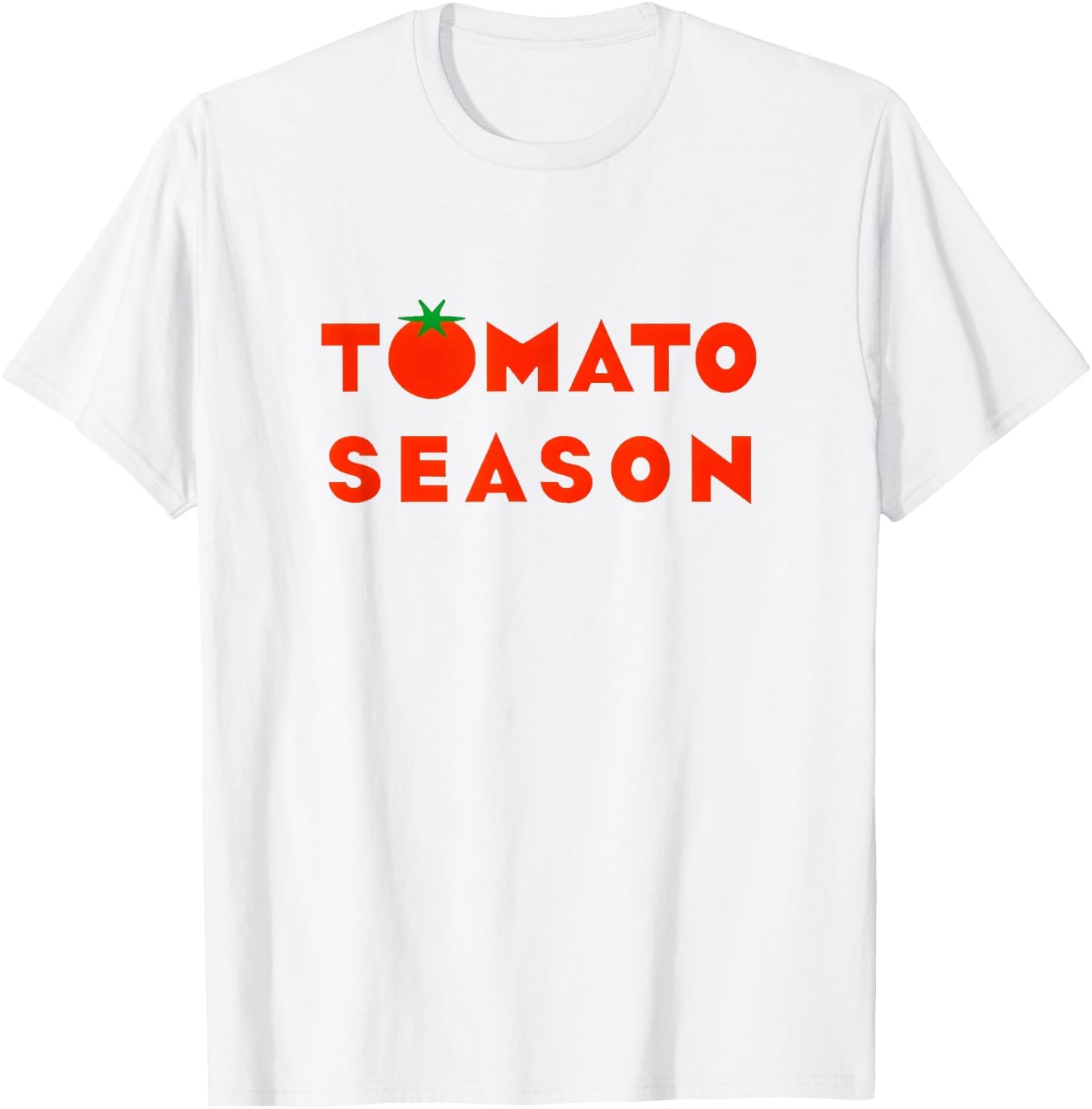Tomato Season Funny Tomato Gardening Vegetables Farmer T-Shirt - T-Shirt | White