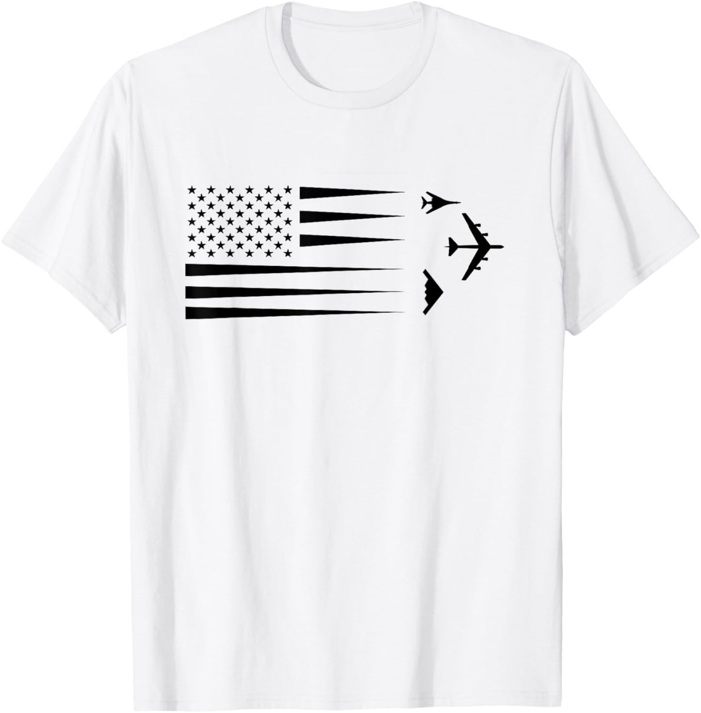 B-2 Spirit B-1 Lancer B-52 Bomber Airplane T-Shirt - T-Shirt | White
