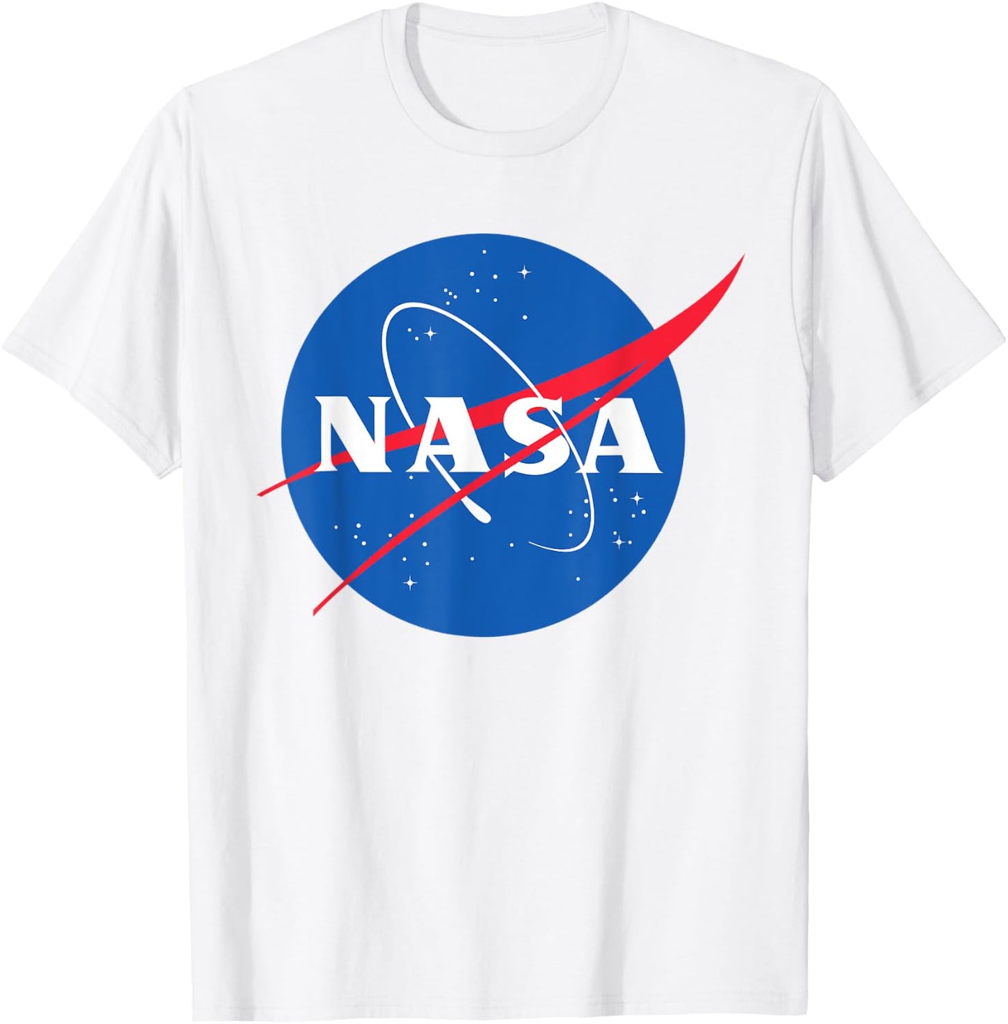NASA Official Meatball NASA Logo T-Shirt - T-Shirt | White