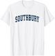 Southbury Connecticut CT Vintage Sports Design Navy Design T-Shirt - T-Shirt | White