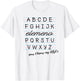 ABC Elemeno Shirt Alphabet Kindergarten Preschool Teacher T-Shirt - T-Shirt | White