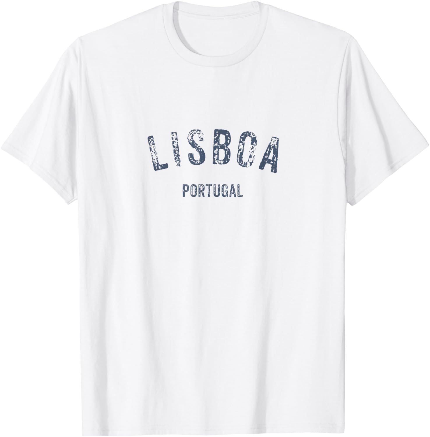 Lisboa Portugal Vintage Distressed Lisbon Travel Souvenir T-Shirt - T-Shirt | White